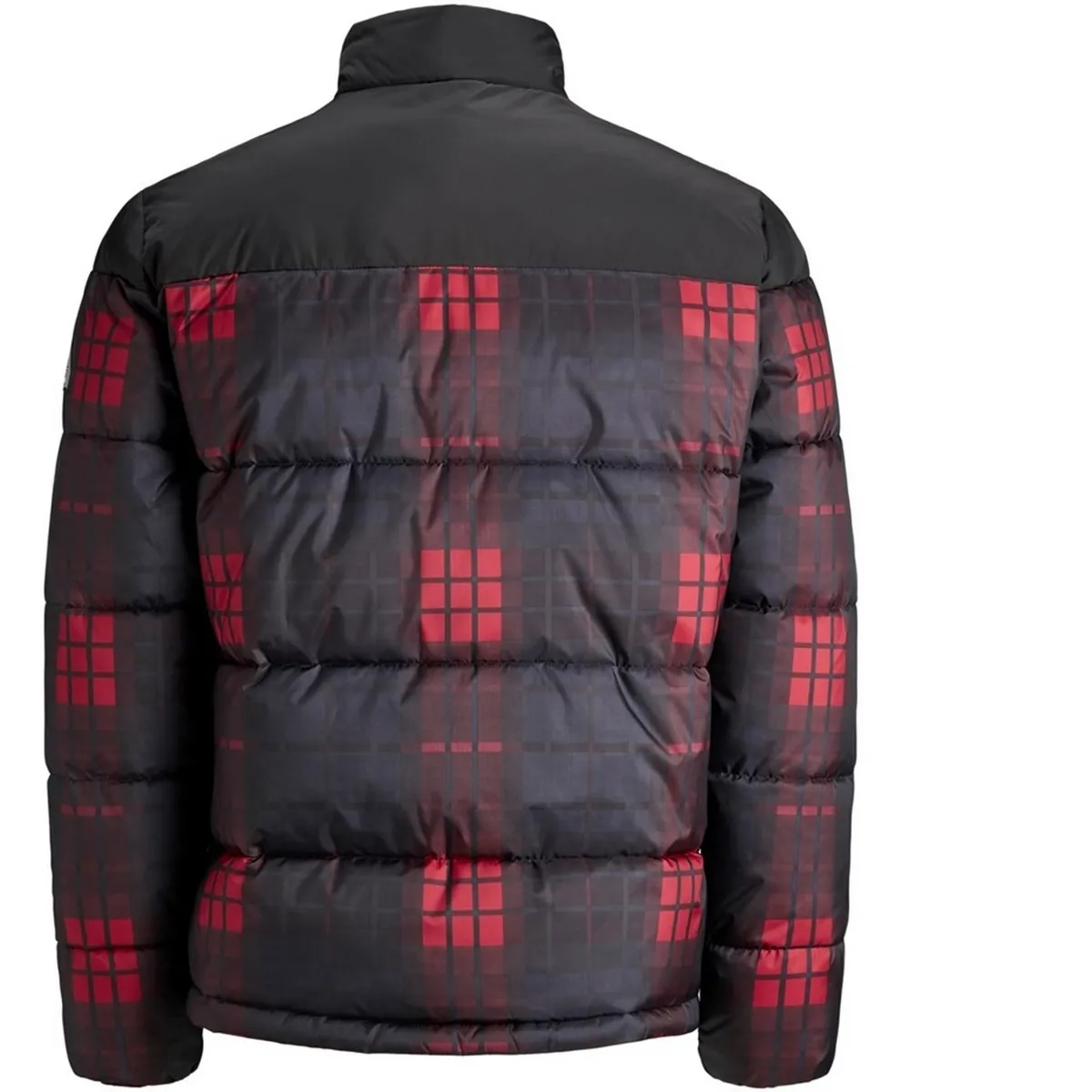 12157783 JORCALL PUFFER JACKET BLACK CHECKED