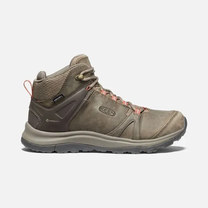 2024 Botas De Montaña Mujer ( Verde Oscuro Oliva ) Keen Terradora II Leather Waterproof – LEH046723 Tienda en línea –