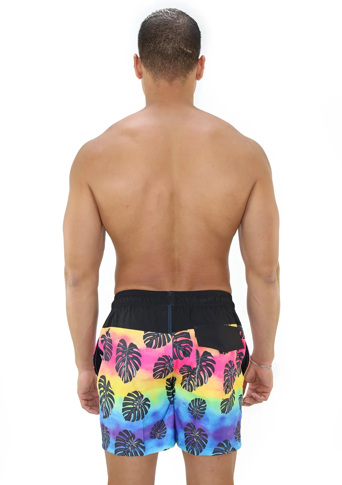 4085 Neon Multi Swimwear Men by HN