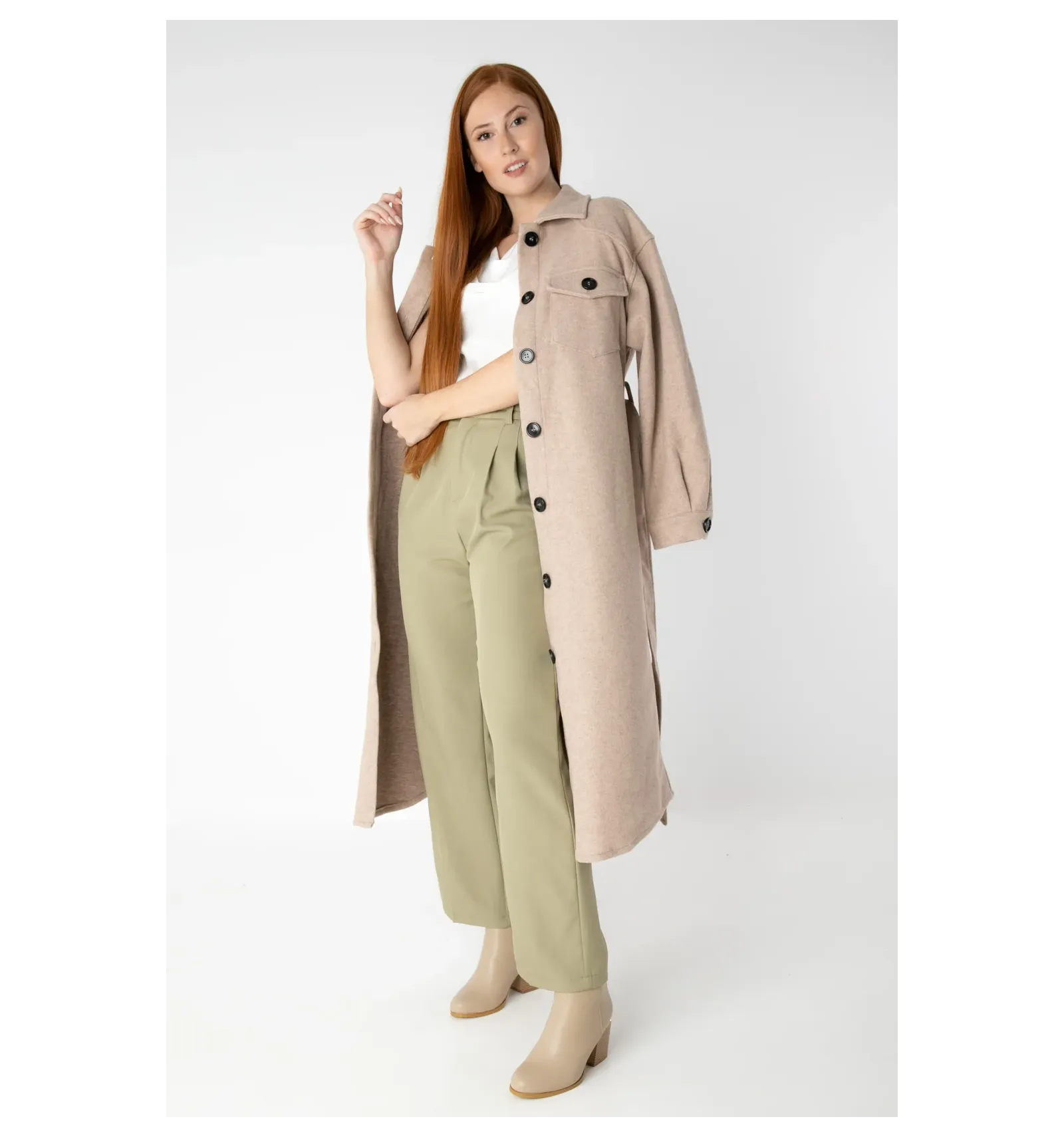 ABRIGO METUR  BEIGE