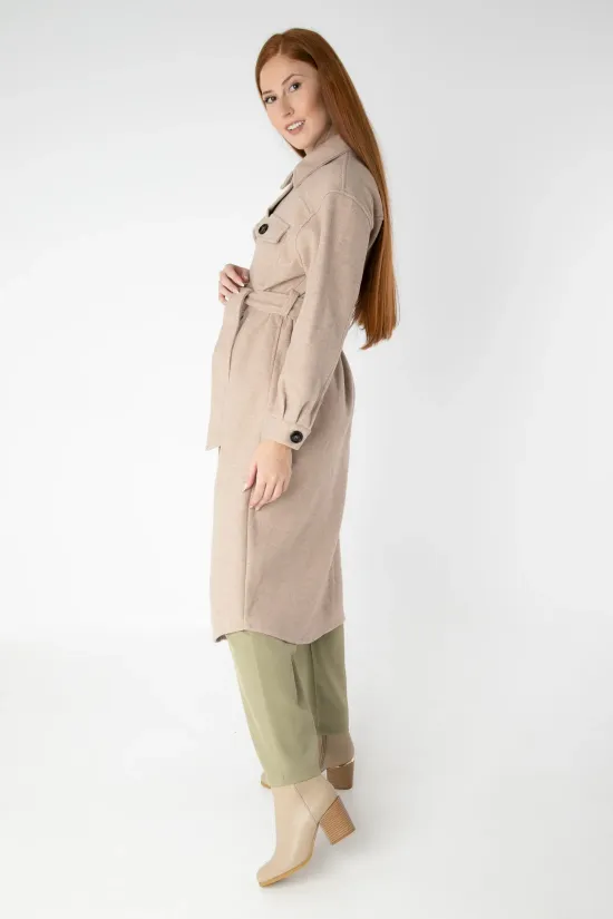 ABRIGO METUR  BEIGE