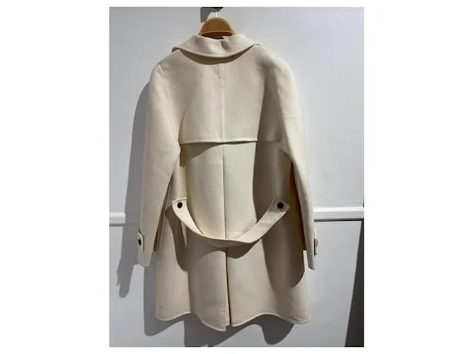 Abrigos VALENTINO GARAVANI T.IT 48 Lana Blanco 