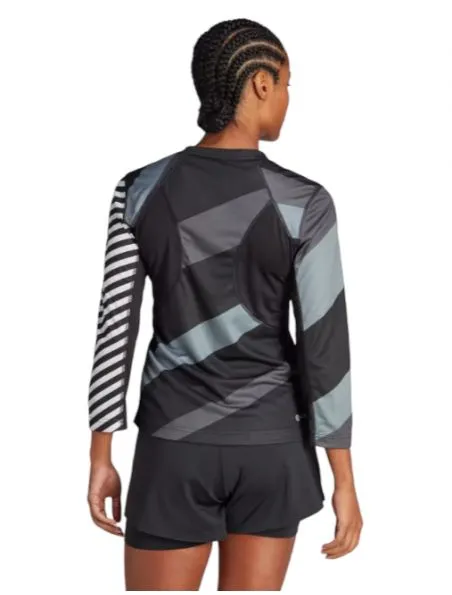 ADIDAS Camiseta Pro 3/4 Mujer Black