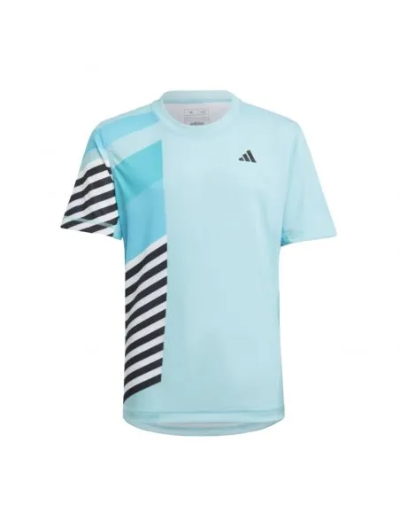 ADIDAS Camiseta Pro Junior Niño Light Aqua