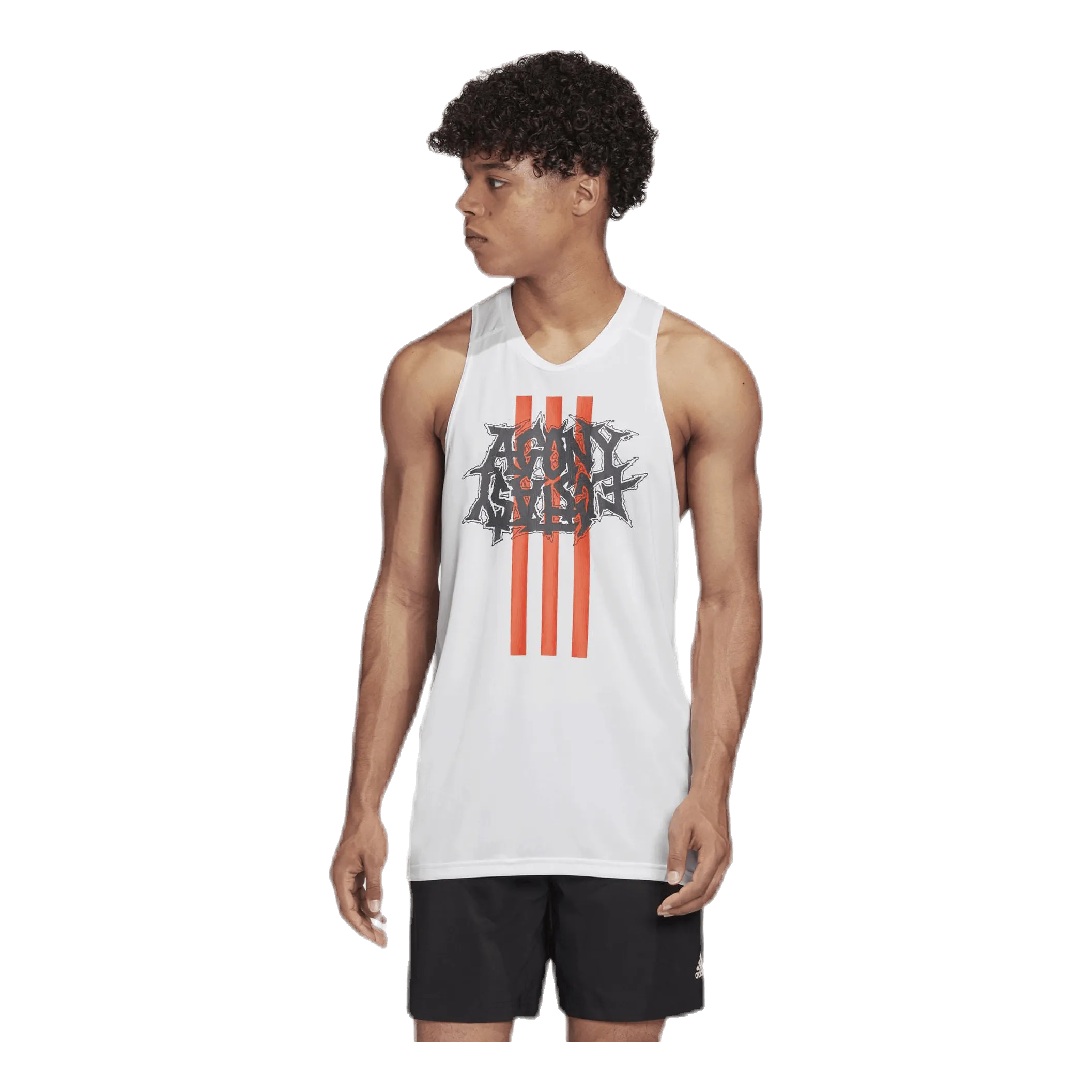 Adidas Fast GFX Singlet White
