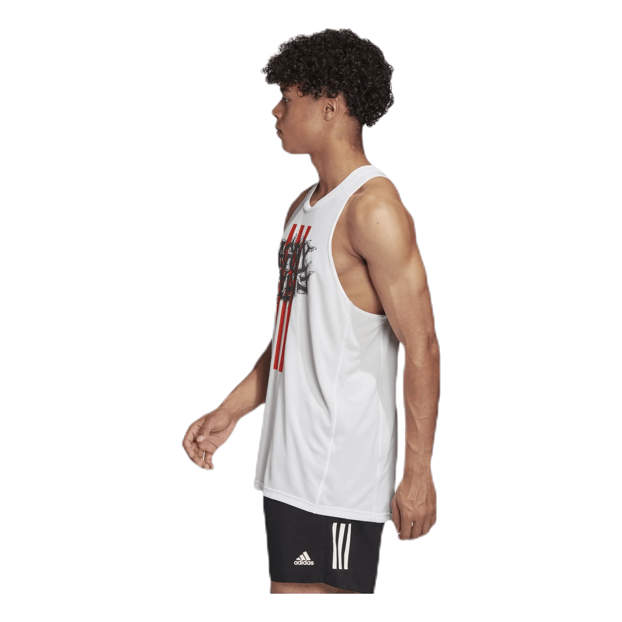 Adidas Fast GFX Singlet White