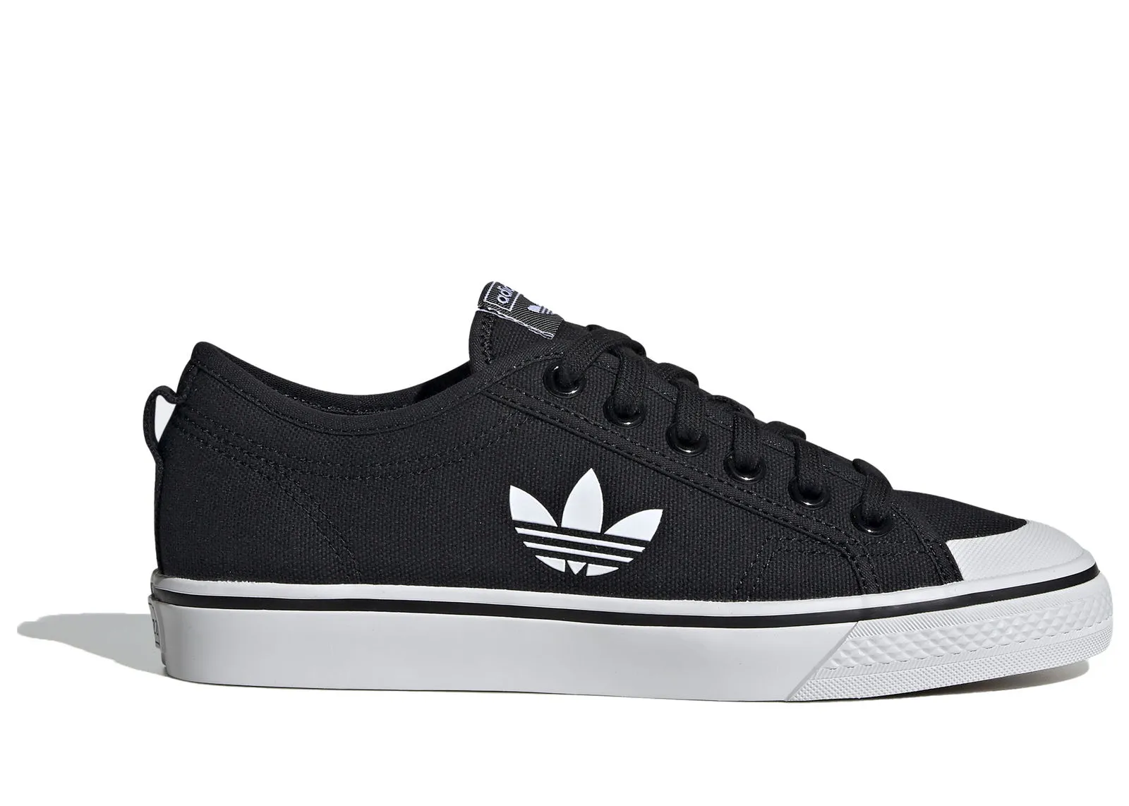 adidas Originals Nizza Trefoil Core Black Crystal White W