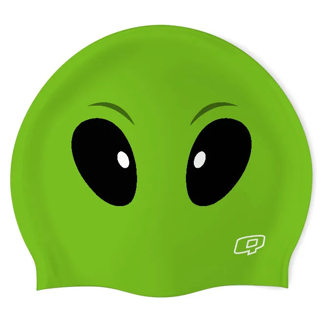 ALIEN  SILICONE SWIMMING CAP