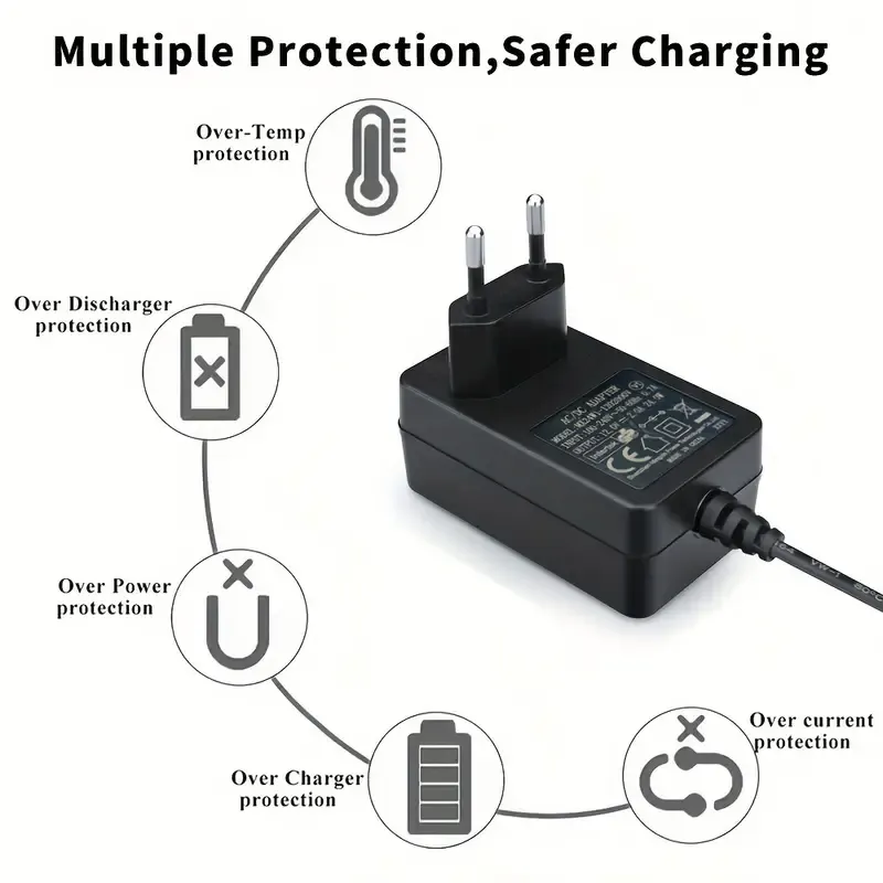 Alimentador 12V  Negro 1.5A