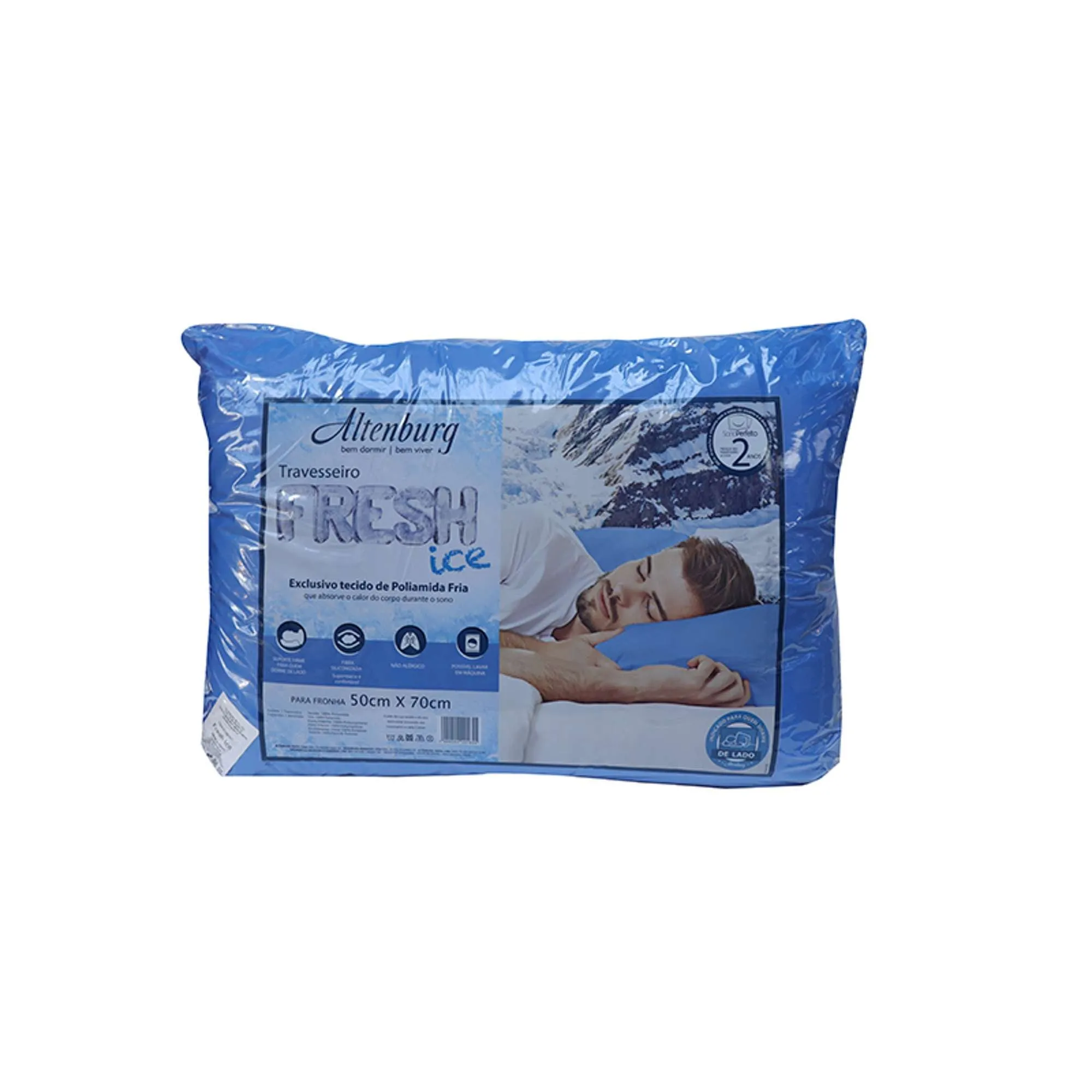 Almohada estándar fresh Ice 50x70