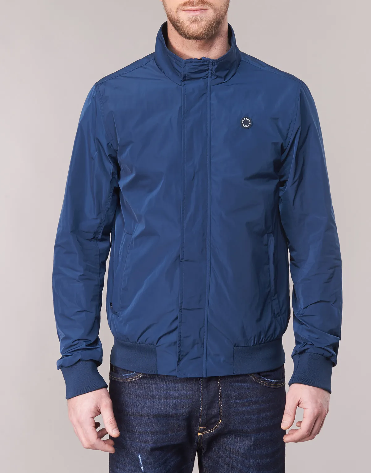 AMS BLAUW SIMPLE HARRINGTON JACKET