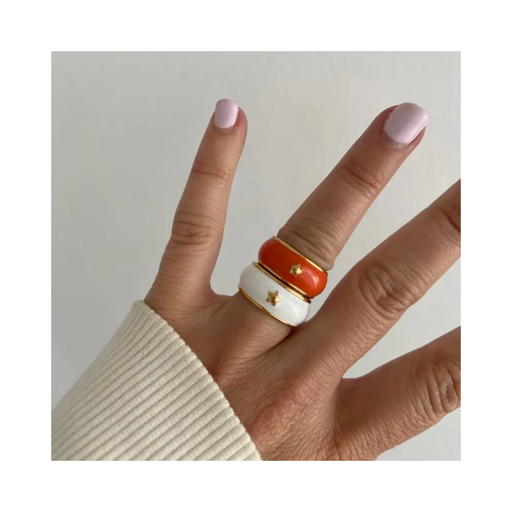Anillo Borneo Blanco Oro