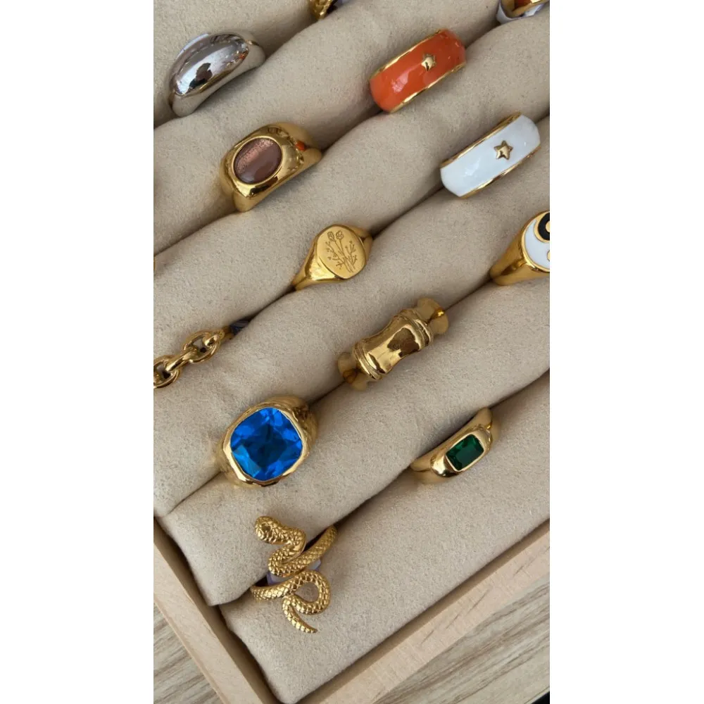 Anillo Borneo Blanco Oro