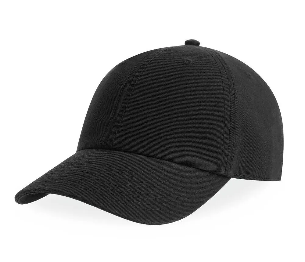 ATLANTIS HEADWEAR AT229  6PANEL CAP  BLACK