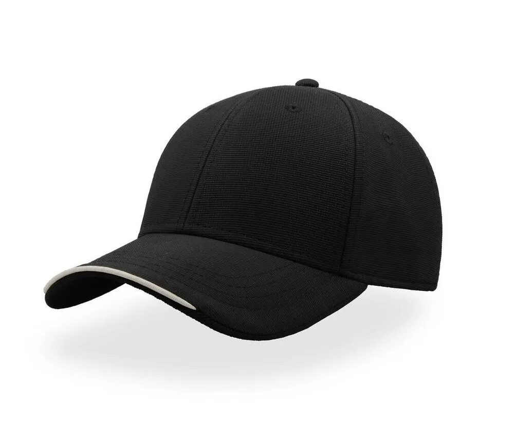 ATLANTIS HEADWEAR AT245  RECYCLED POLYESTER CAP  BLACK