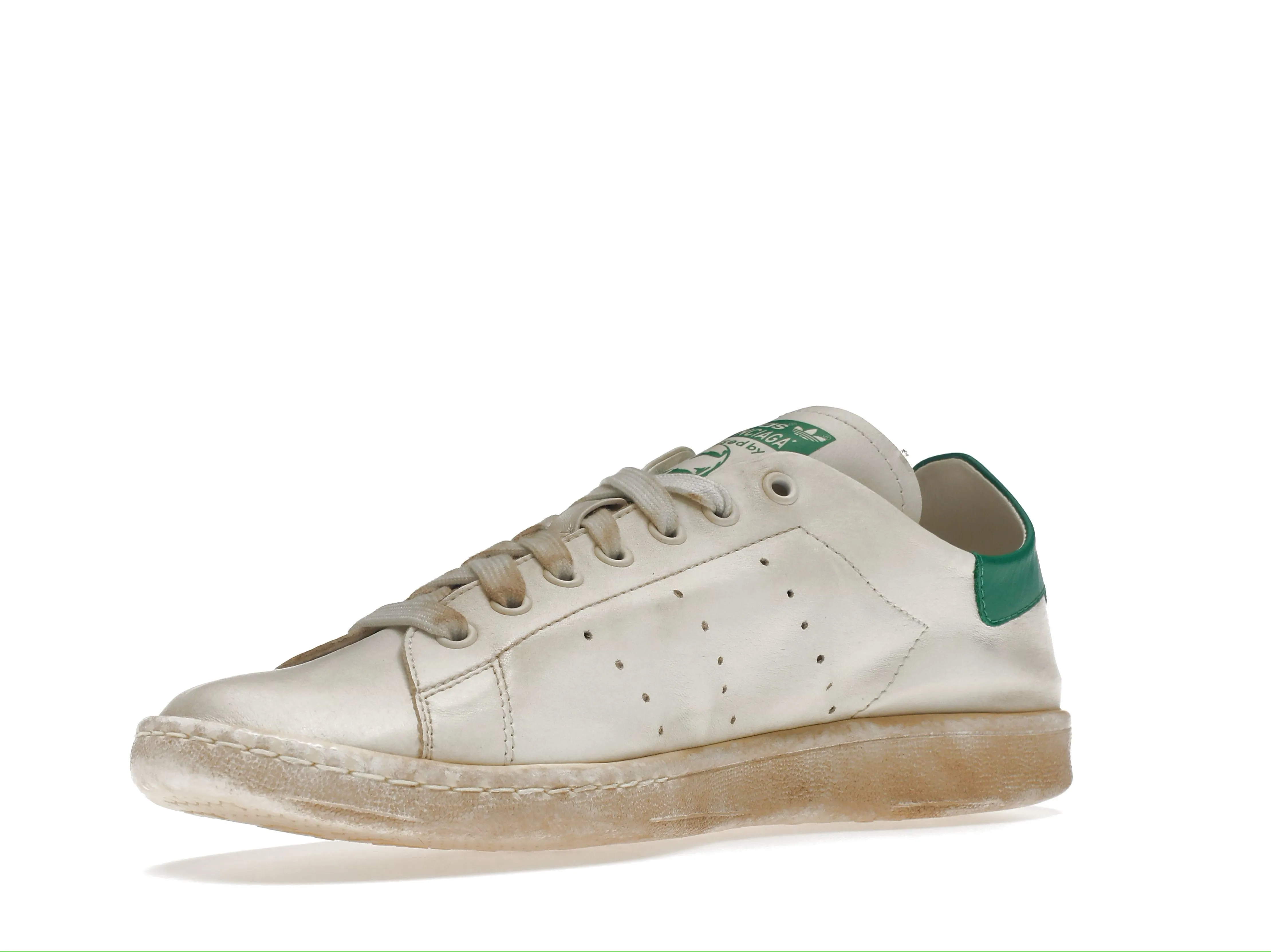 BALENCIAGA X ADIDAS STAN SMITH WORNOUT WHITE GREEN