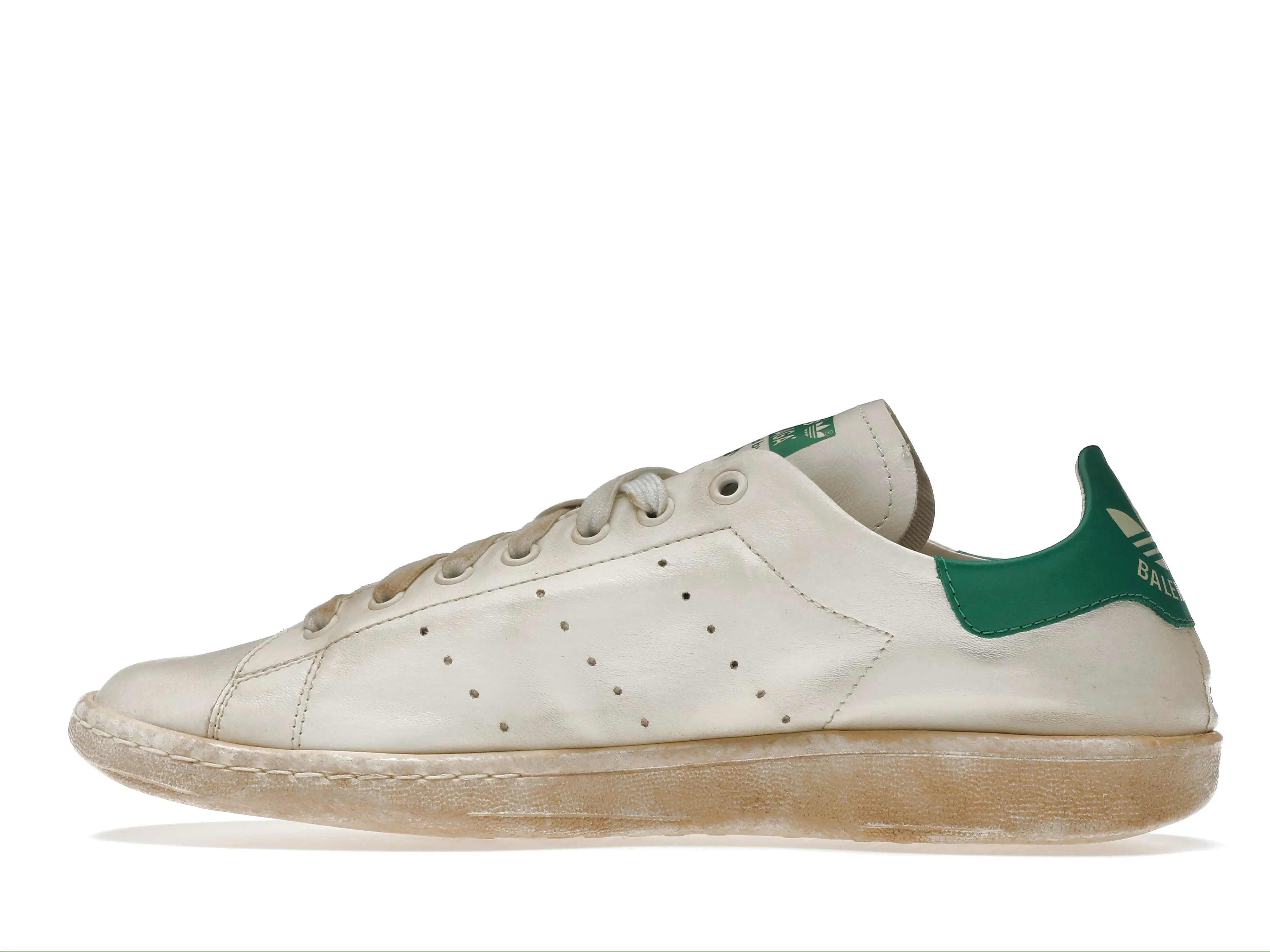 BALENCIAGA X ADIDAS STAN SMITH WORNOUT WHITE GREEN
