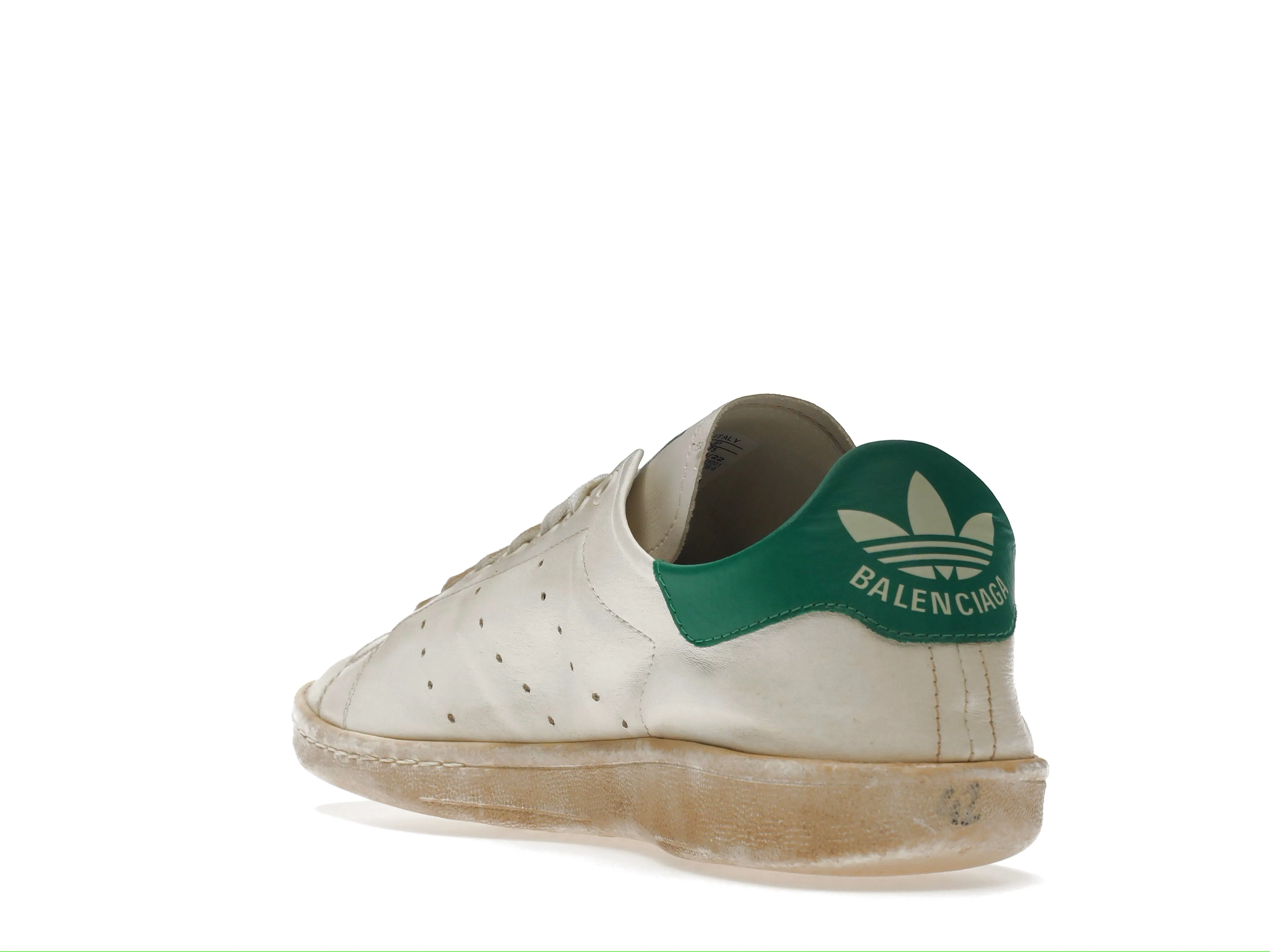 BALENCIAGA X ADIDAS STAN SMITH WORNOUT WHITE GREEN