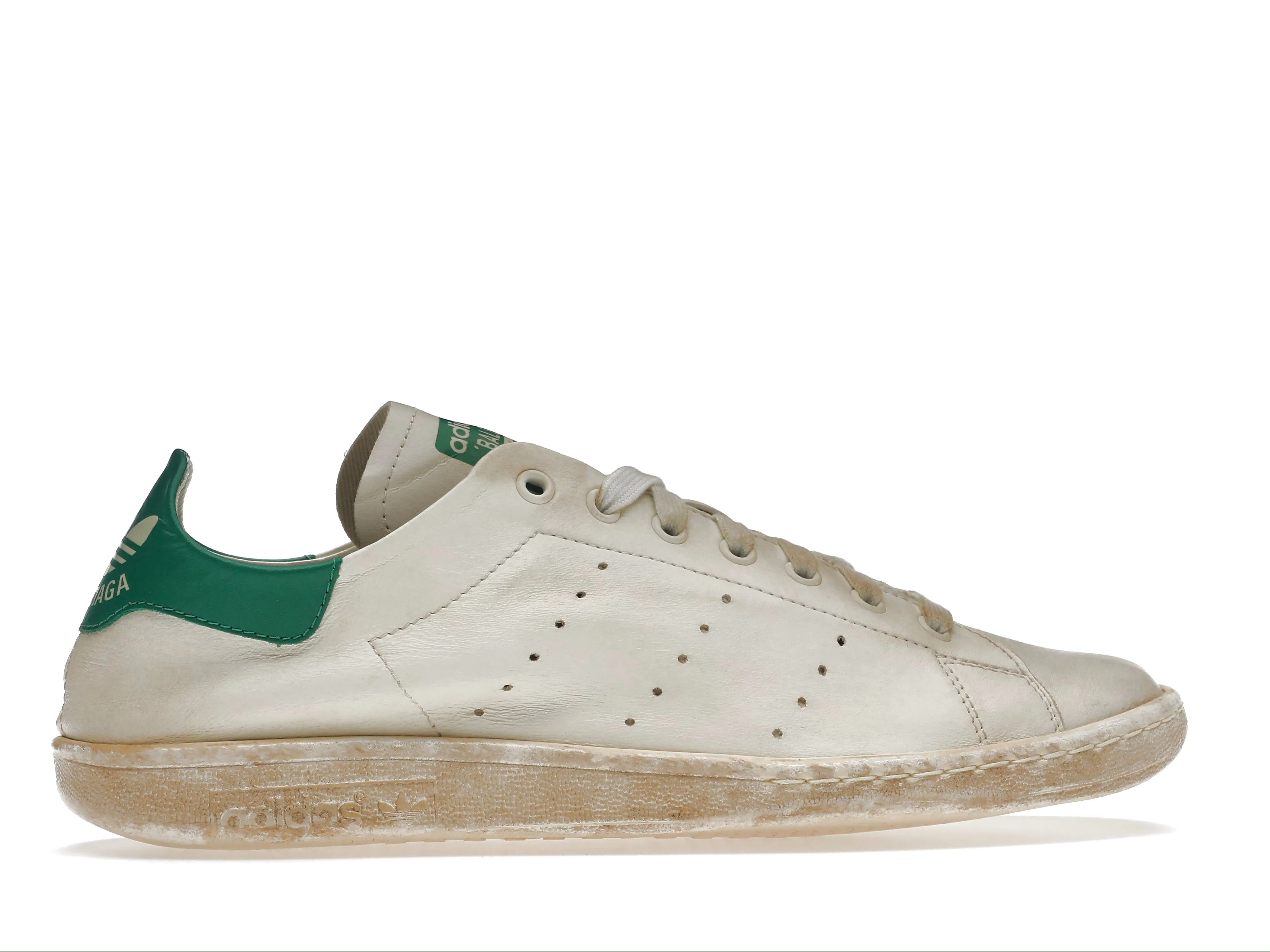 BALENCIAGA X ADIDAS STAN SMITH WORNOUT WHITE GREEN