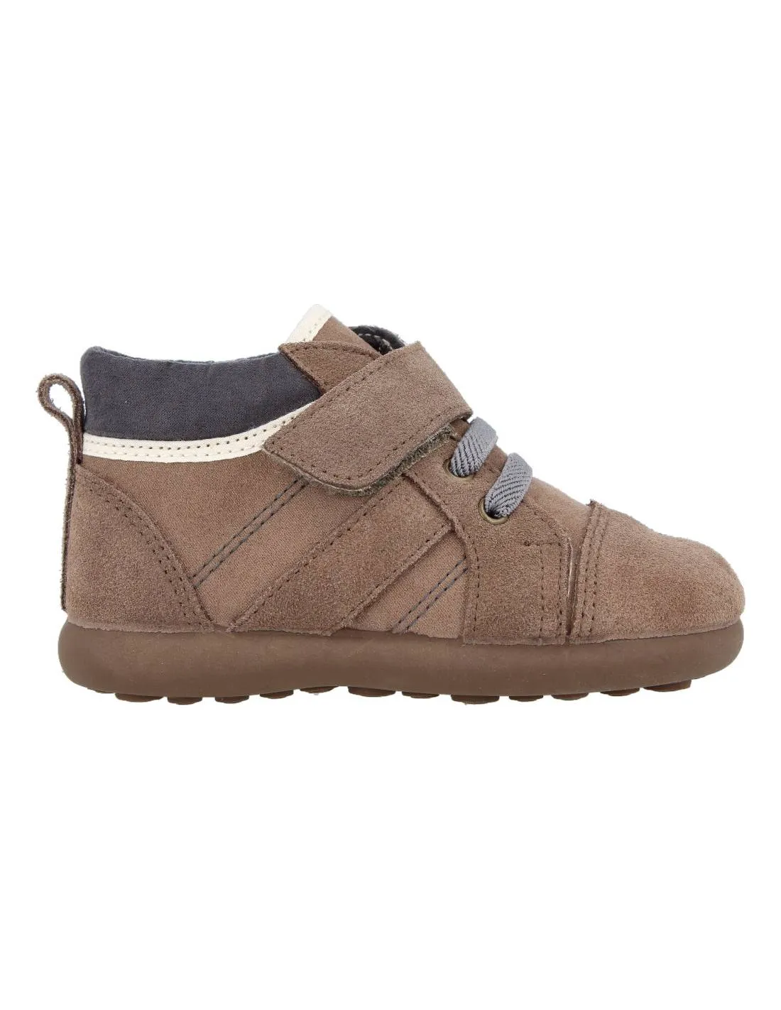 BATILAS  BOTITA CASUAL VELCRO SERRAJE TAUPE