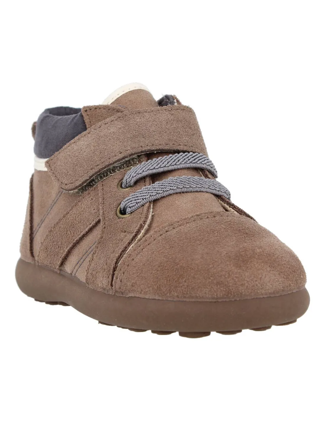 BATILAS  BOTITA CASUAL VELCRO SERRAJE TAUPE