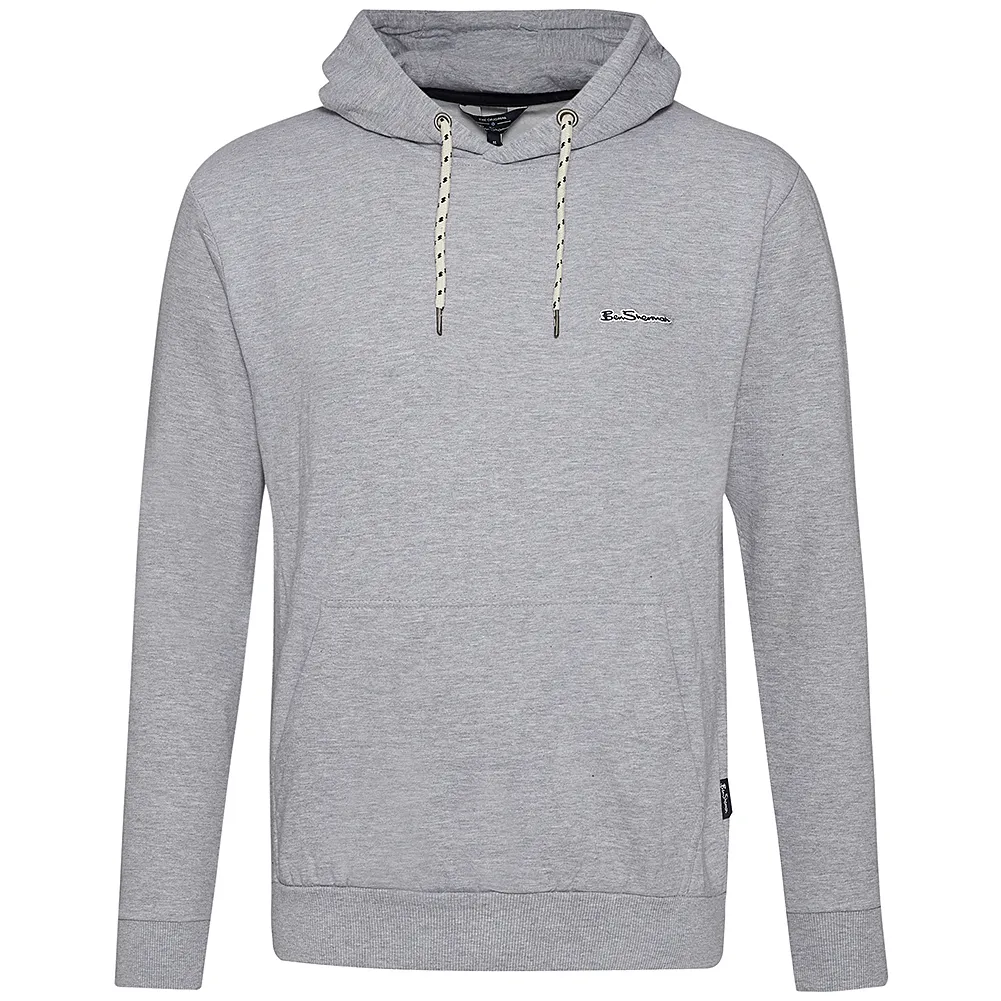 BEN SHERMAN GOMA REALZADA HOMBRE SUDADERA CON CAPUCHA 0072157GGRIS MARL