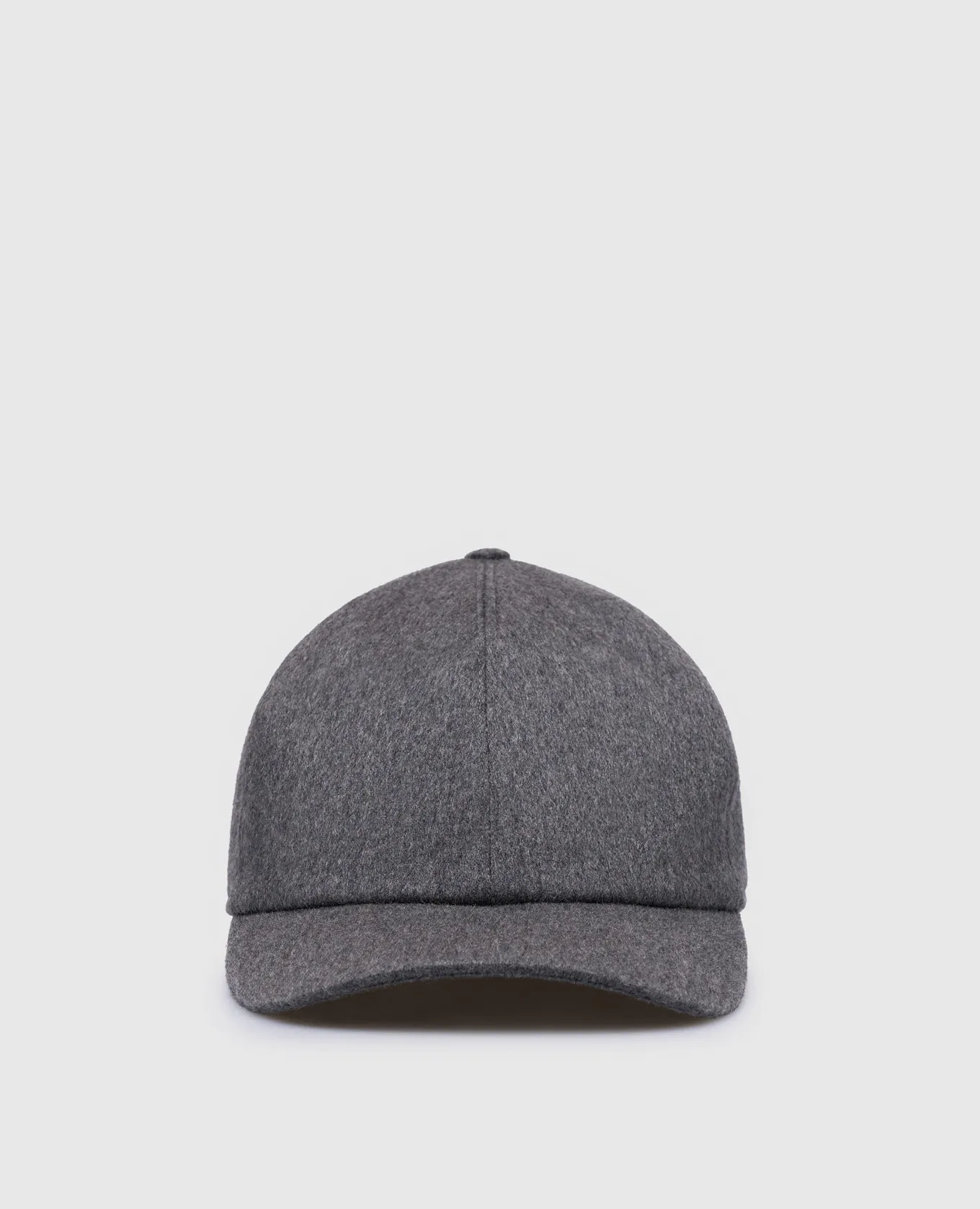 Bertolo Cashmere Gray cashmere cap