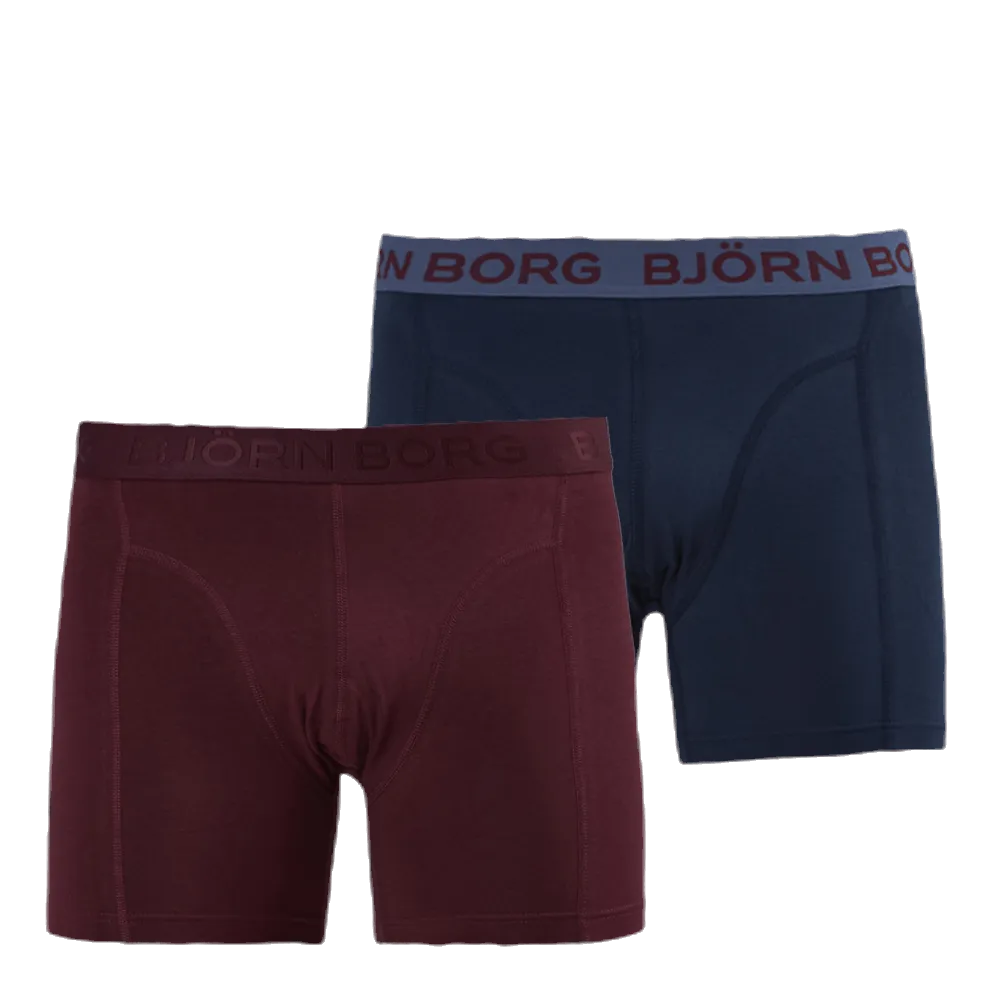 BJöRN BORG SAMMY SOLID SHORTS 2PACK BLUE/RED