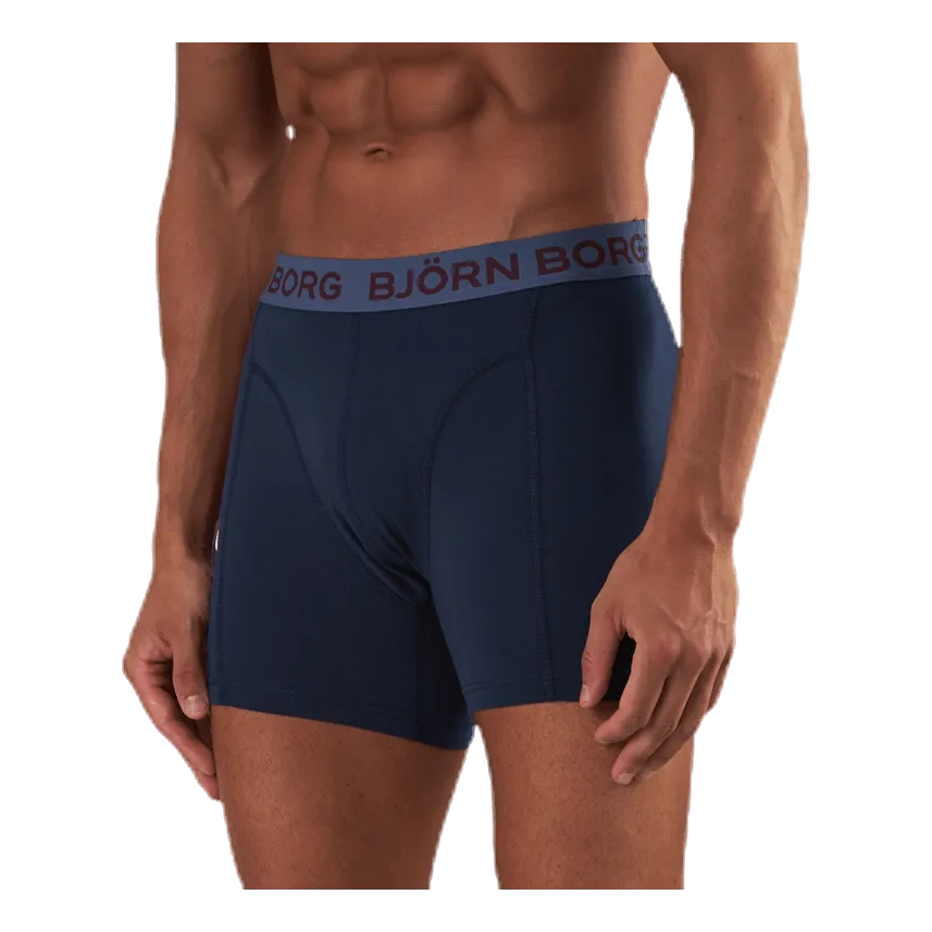 BJöRN BORG SAMMY SOLID SHORTS 2PACK BLUE/RED