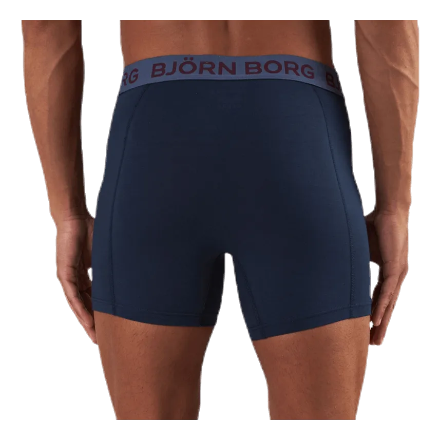 BJöRN BORG SAMMY SOLID SHORTS 2PACK BLUE/RED