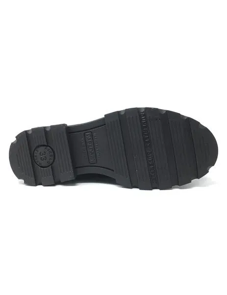 blucher charol azul velcro pablosky