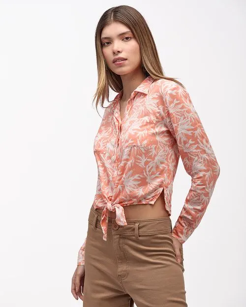 Blusa Mujer Naty Melón Botánico