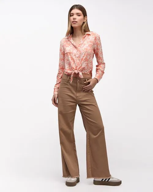 Blusa Mujer Naty Melón Botánico