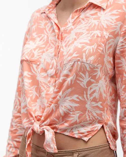 Blusa Mujer Naty Melón Botánico