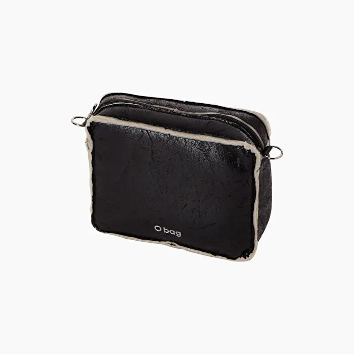 Bolsa interna extra bag negra efecto piel de oveja O bag glam