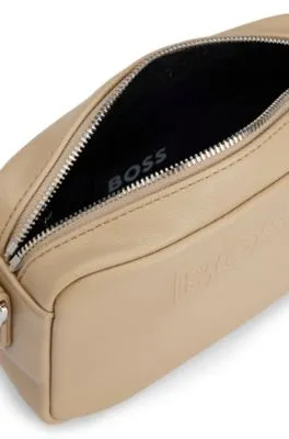 Bolso bandolera de piel sintética con bolsito extraíble