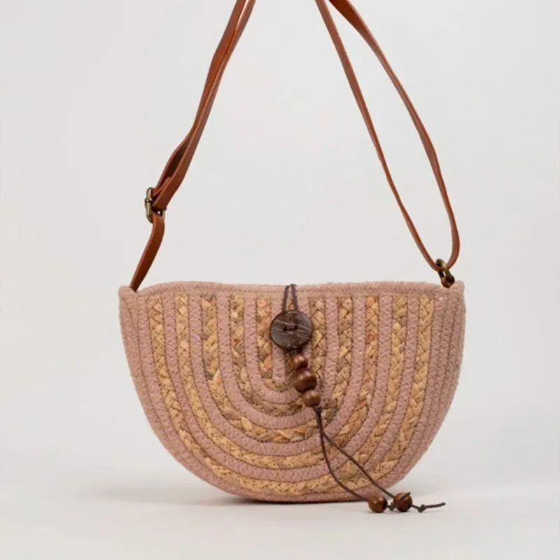 BOLSO BANDOLERA FABRICADO EN ROSA CBWT20321
