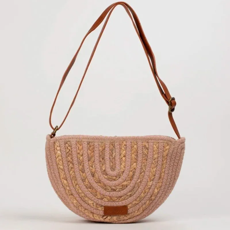 BOLSO BANDOLERA FABRICADO EN ROSA CBWT20321