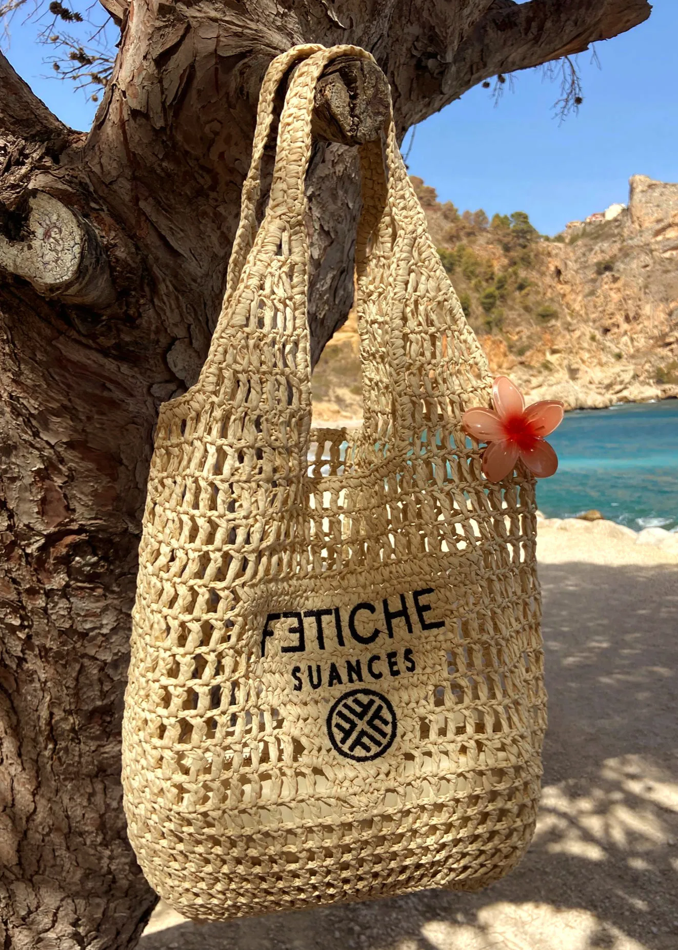 Bolso Beach bag natural Fetiche Suances