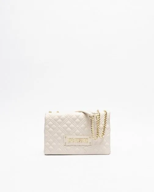 Bolso de hombro Love Moschino JC4230PP0I Beige
