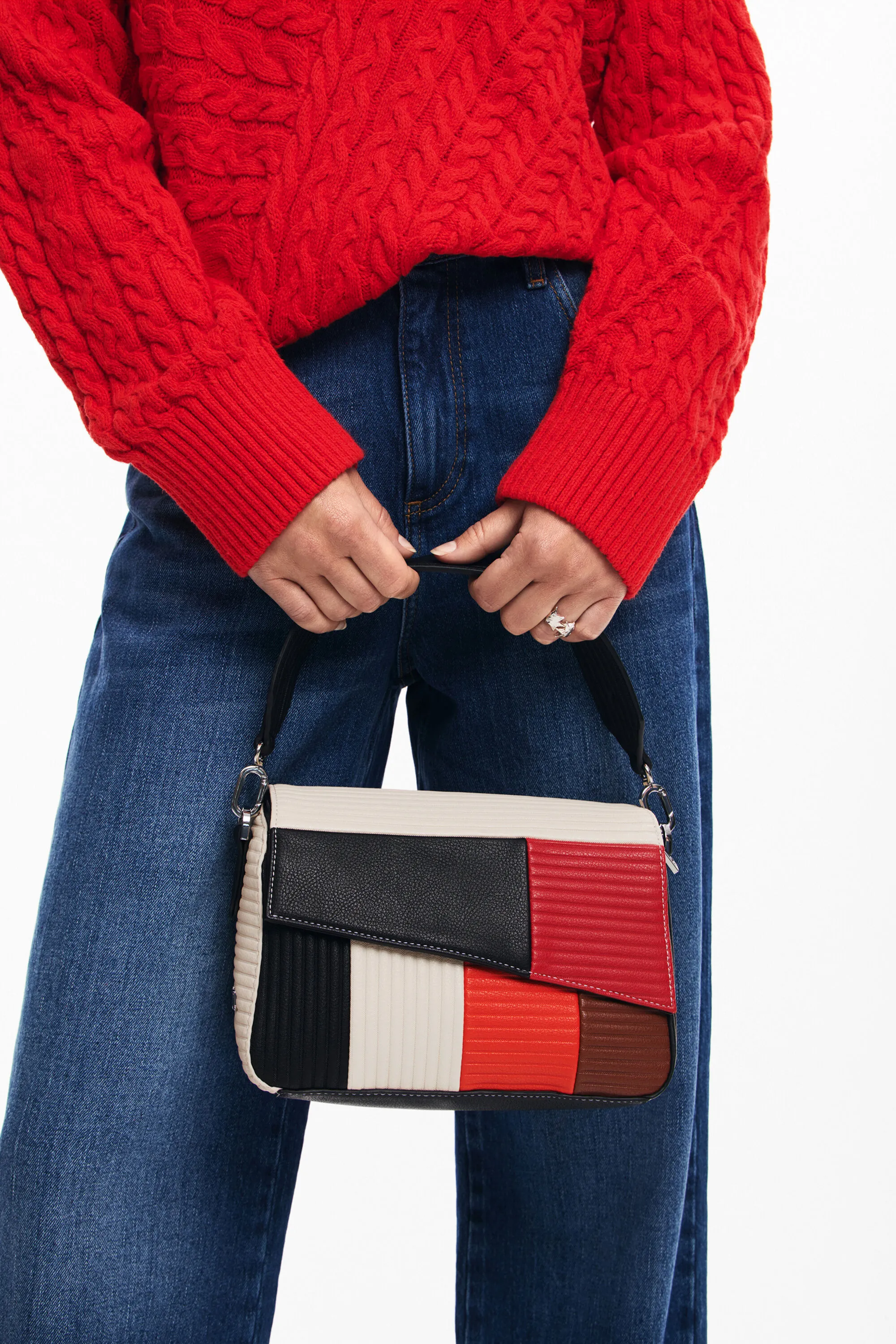 Bolso de mano texturas