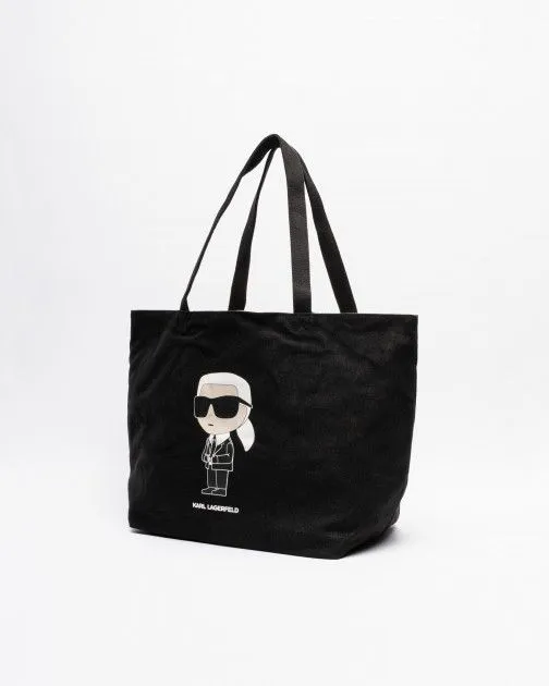 Bolso shopper Karl Lagerfeld K/Ikonik 2.0 Karl Canv Shopper Negro
