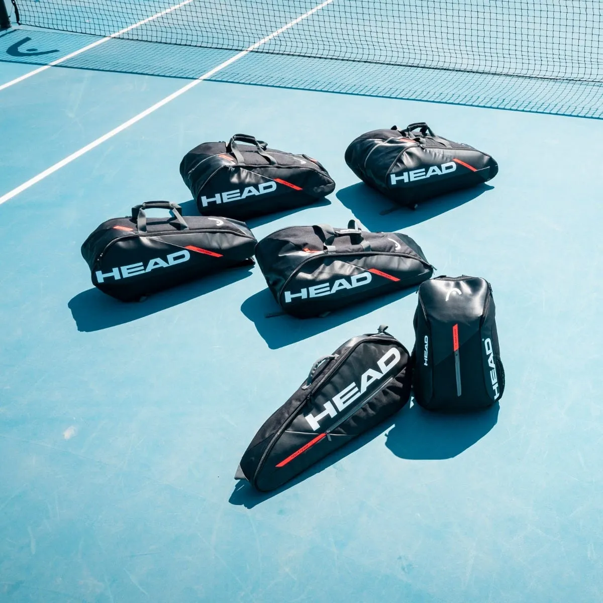 Bolso Tenis Head Tour Team 15R Negro/Celeste
