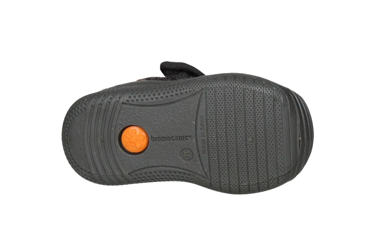 Bota Velcro Gris Fieltro Little Tiger