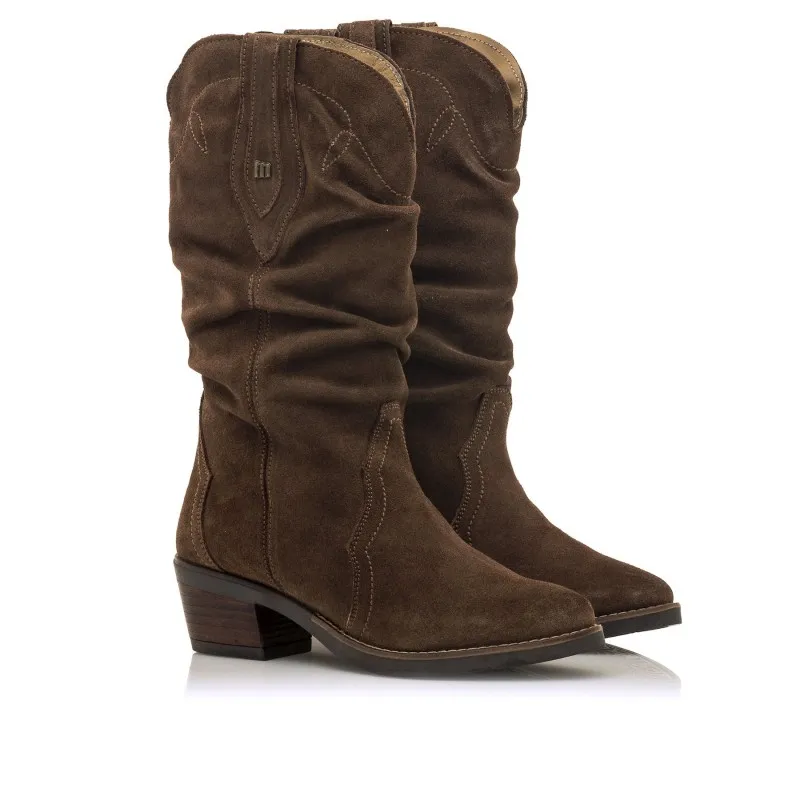 Botas Casual de Mujer MTNG TEO Marron 55734