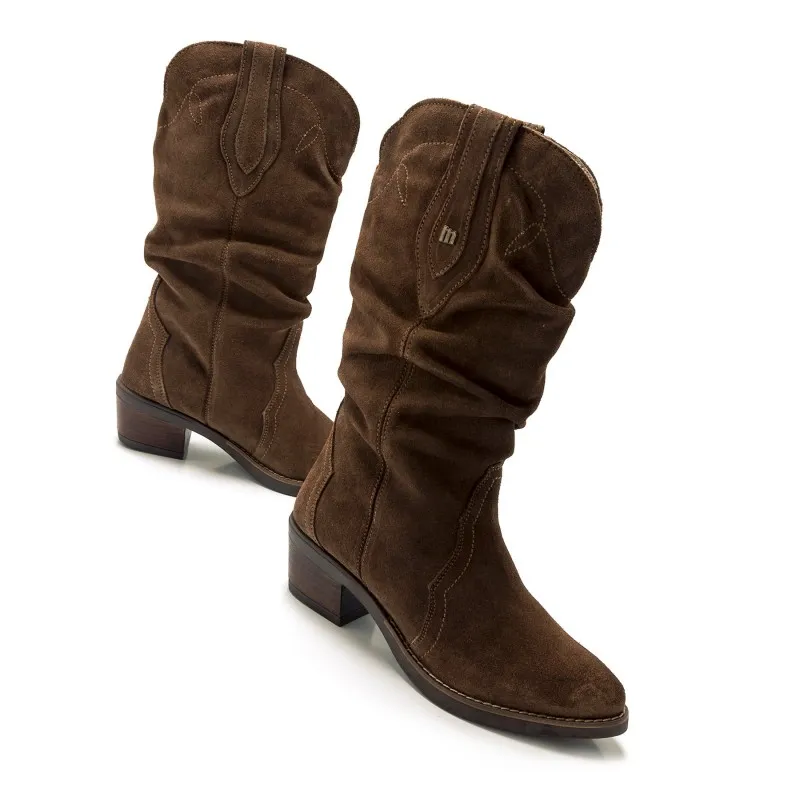 Botas Casual de Mujer MTNG TEO Marron 55734