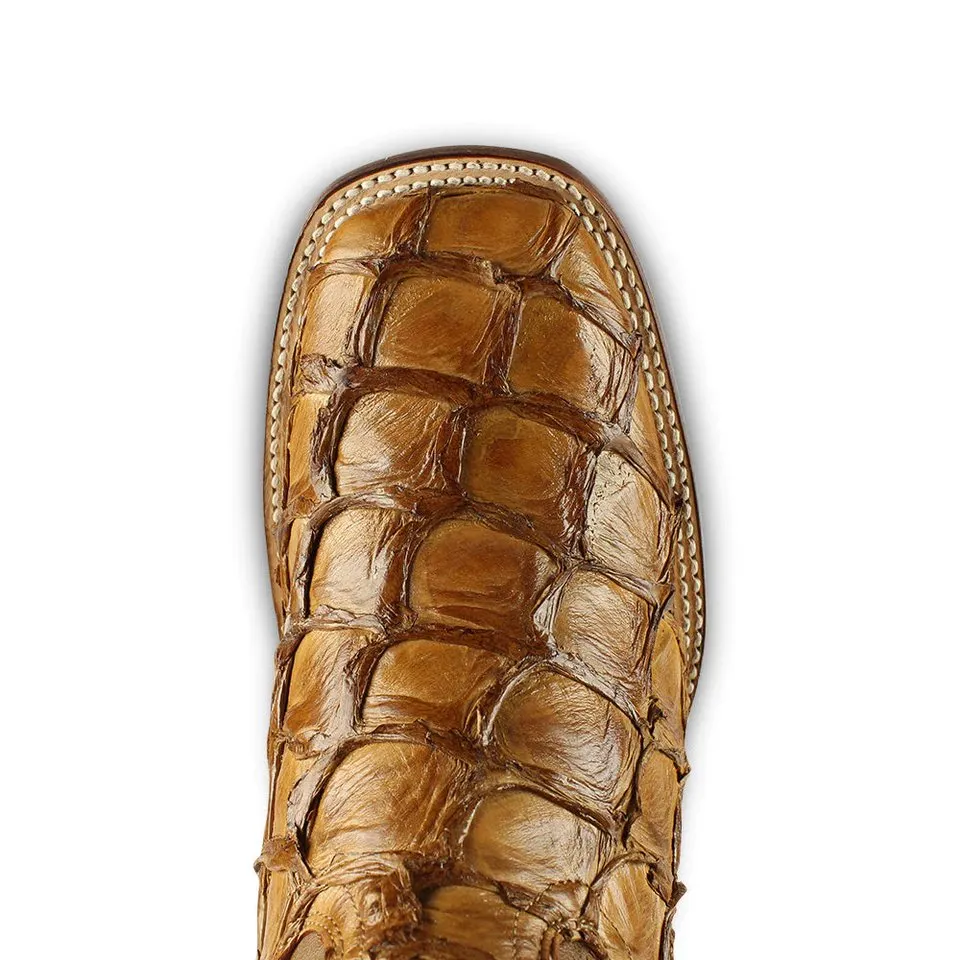 BOTAS DE PESCADO PIRARUCU ORIGINAL EN HORMA RODEO CUADRADA LAB8221011