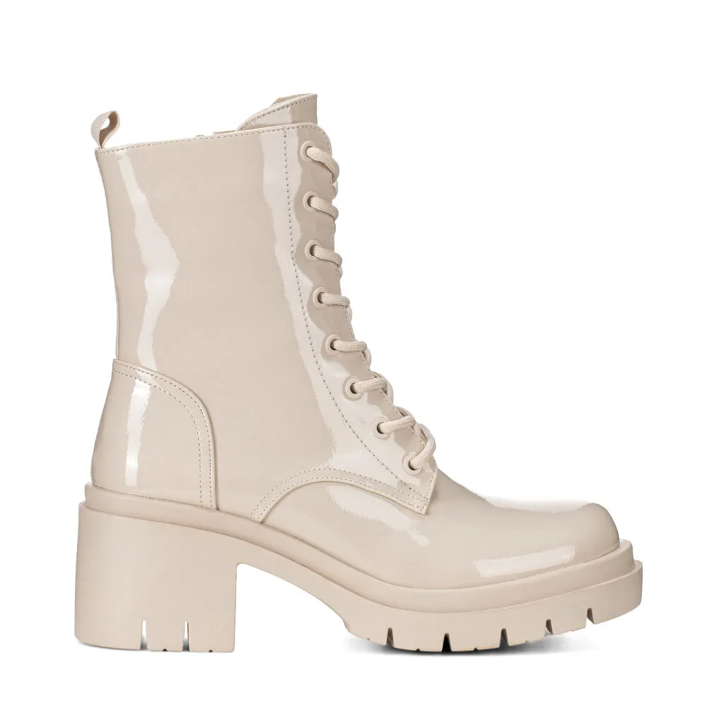 Botin Beige Casual Mujer Weide Zs36