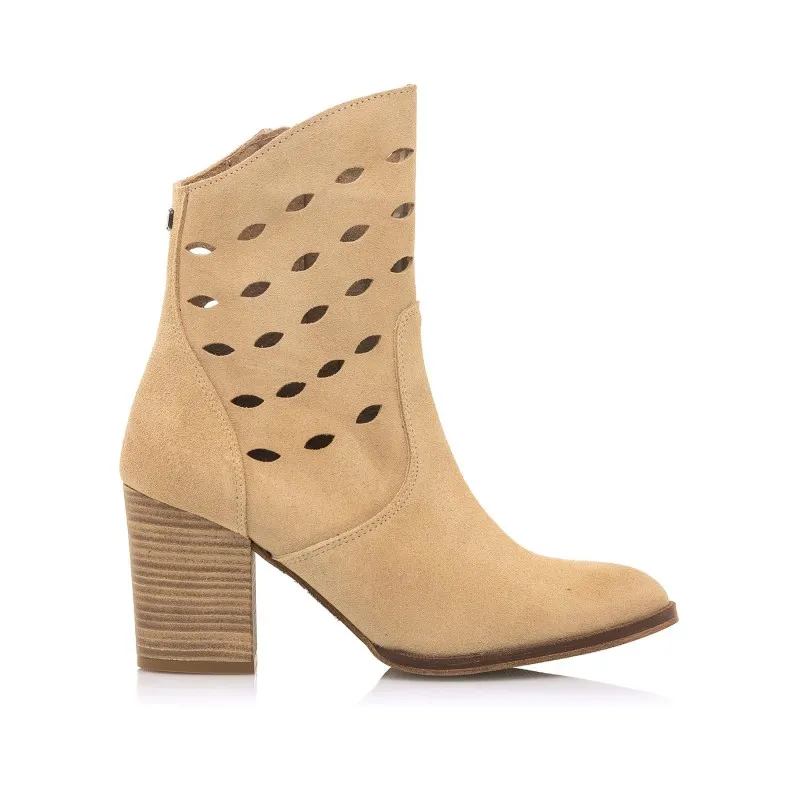 Botines Casual de Mujer MTNG UMA Beige 54226