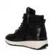 Botines tacón Carmela 068114 combinado con textil y con cuña